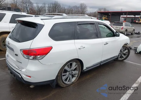 2014 Nissan Pathfinder Platinum from USA, damaged, VIN 5N1AR2MN8EC622939